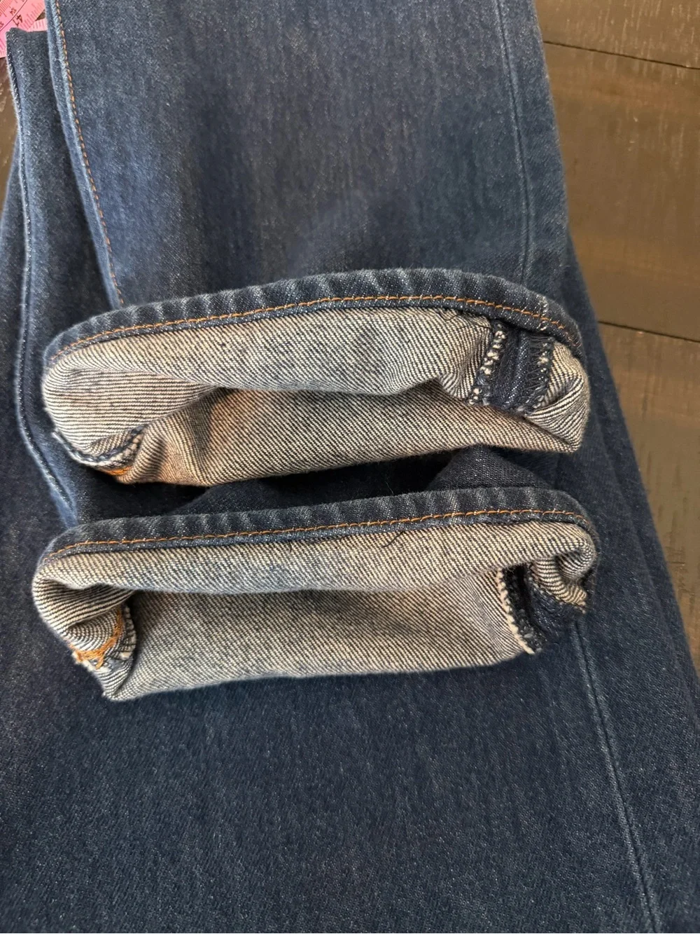 Levi’s 501 button fly straight jeans 32 x 30 dark wash‎ cotton western classic